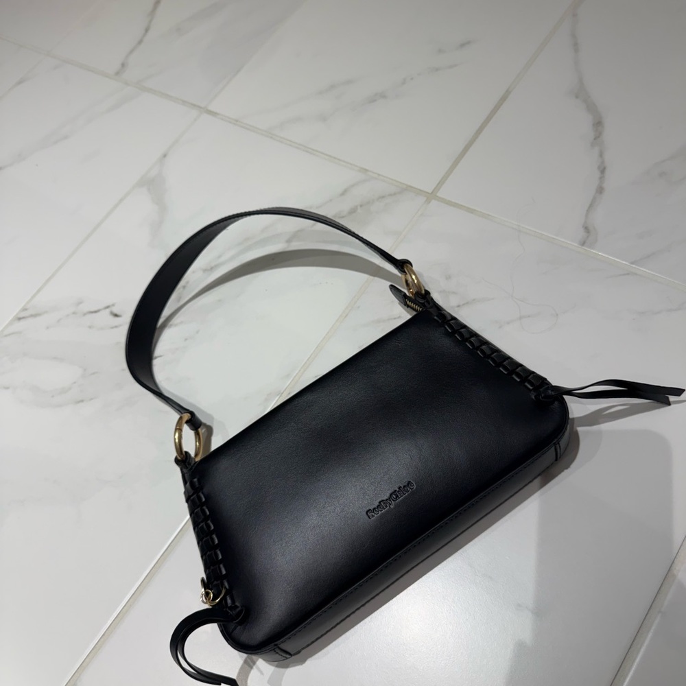 Black Leather Handbag